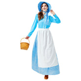 Women Pioneer Dress Colonial Prairie Costume Fancy Dress - INSWEAR